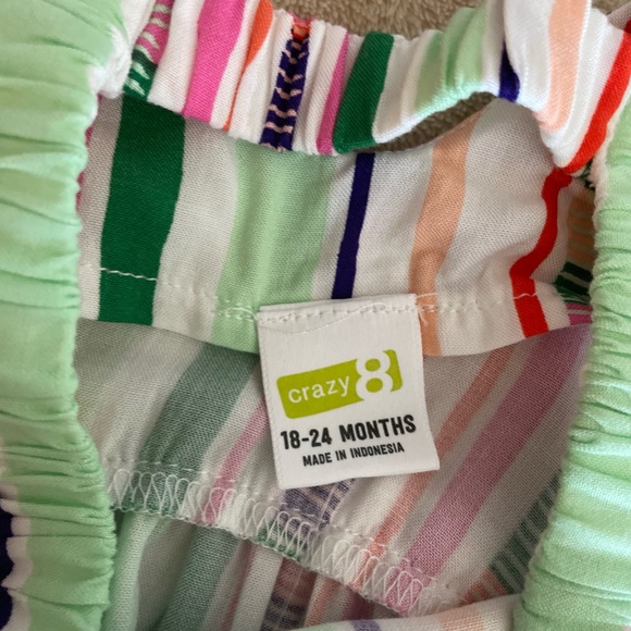 Crazy 8 A-Line Multicolor Baby Dress - Size 18-24 Months - Picture 6 of 11